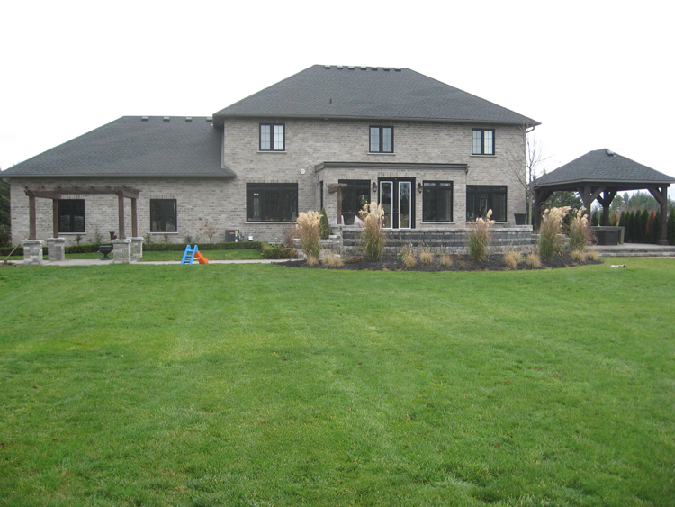 Wind Ridge Design Build Ltd - New Build - Otterville - Back Yard