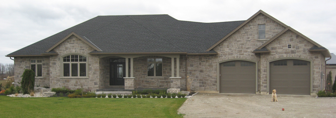 Wind Ridge Design Build Ltd - Burford - New House - Front Yard